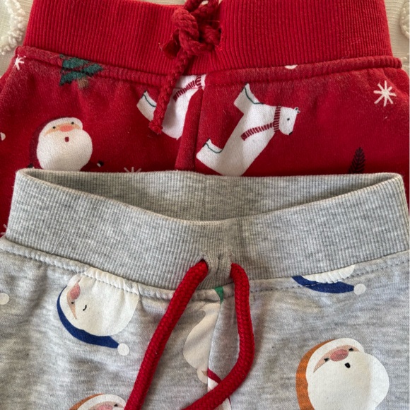 Primark Red and Gray Snowman Pajama Pants - Picture 3 of 7